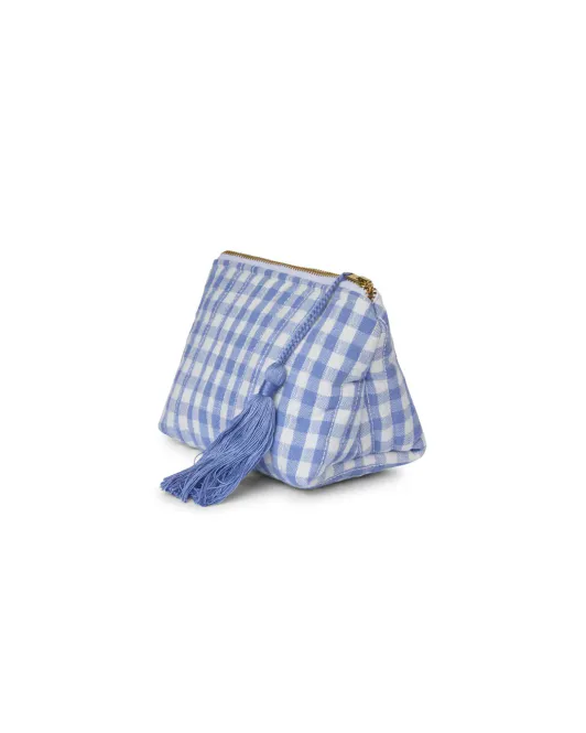 Hovedbilde BYTIMO - Makeup Bag - Blue Small Checks