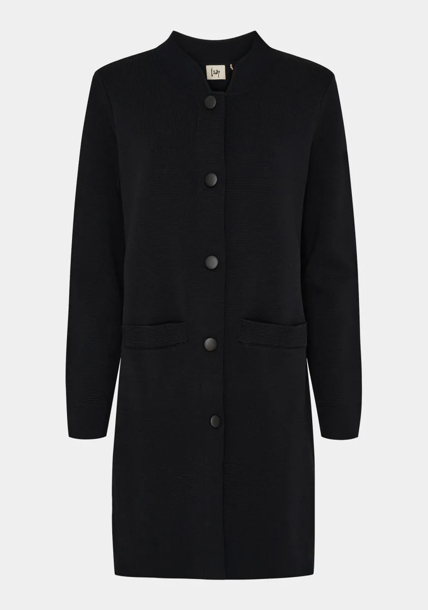 ISAY - Jena A-Shape Cardigan - Black