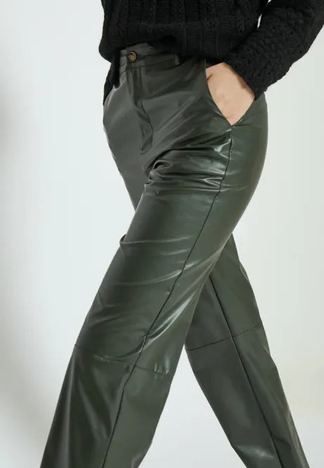 Hovedbilde FLARED PANTS - DEEP DEPTHS GREEN