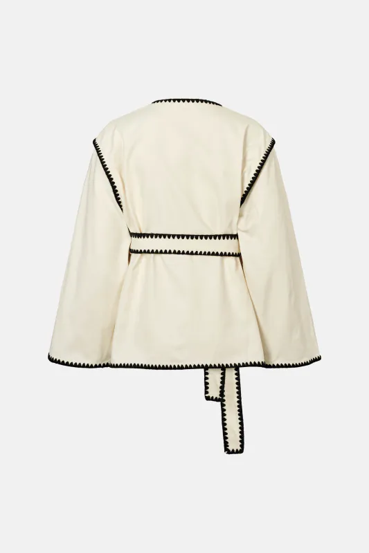 Rue de Femme - Gloriana Kimono - Off White