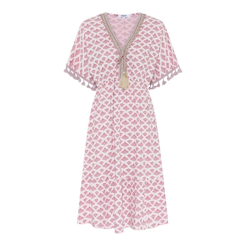 MAPP - MARBELA DRESS - DUSTY ROSE 
