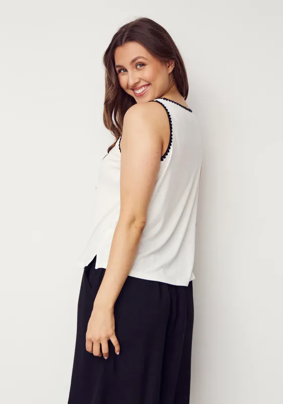 Isay - Dee Tank Top - Broken White