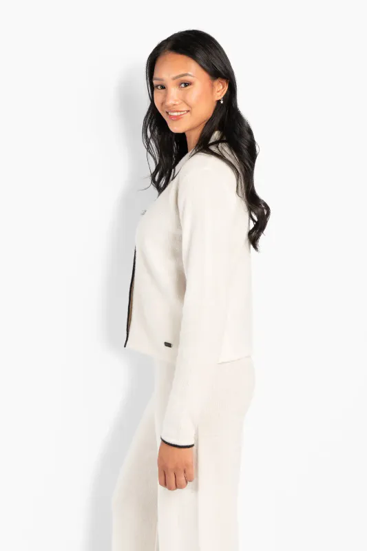 HÉST - Vivienne Cardigan - White