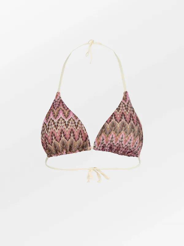 Amber Bel Bikini Top - Dusty Rose