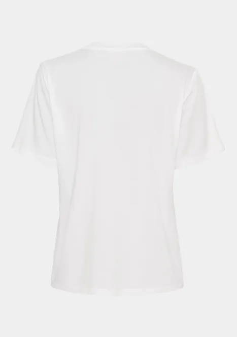 Hovedbilde ISAY - Gritt V-Neck T-Shirt - white