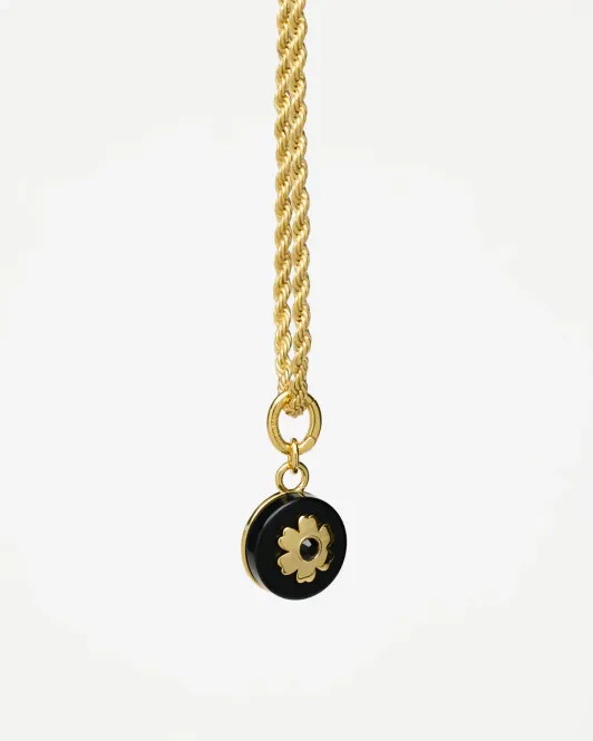 Hovedbilde ByTiMo The Black Flower Charm