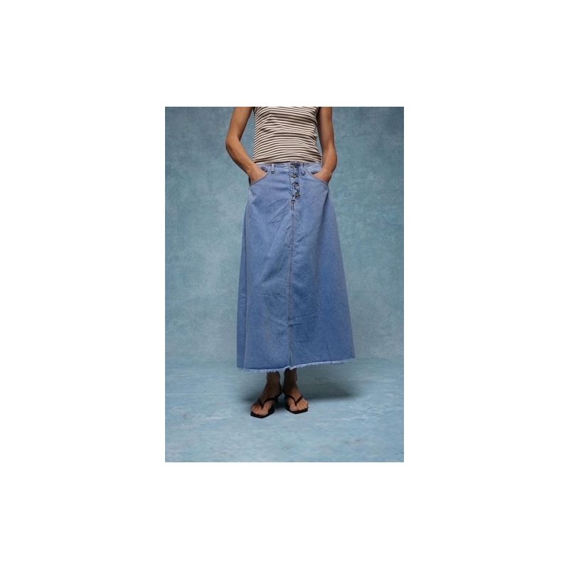 LECOCO - Vanessa Denimskjørt 