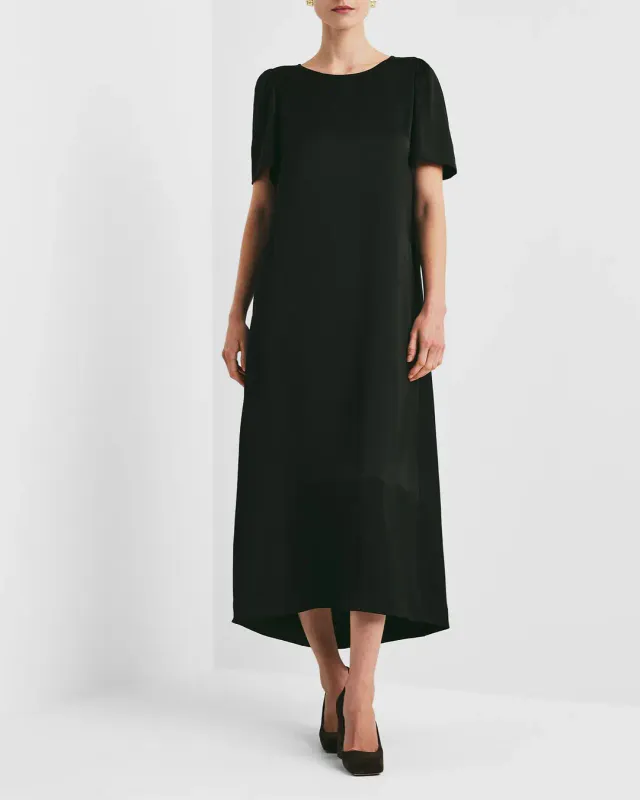 BYTIMO - Tailored Satin Relaxed Dress