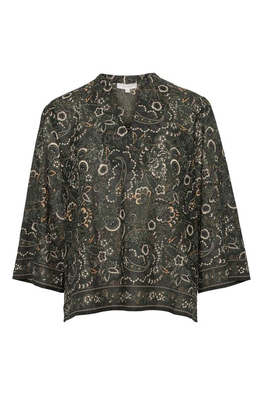 Rah Oslo - Eline Blouse - Army Print