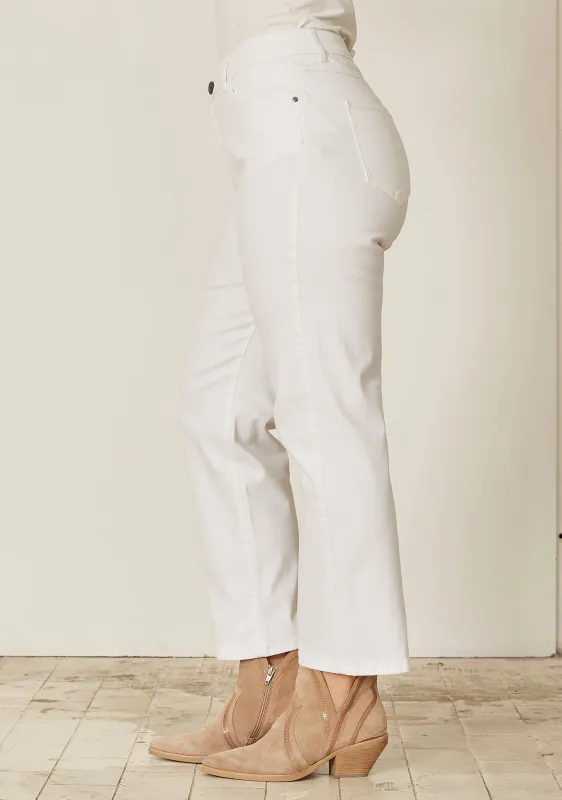 ISAY - Como Straight Pant - White