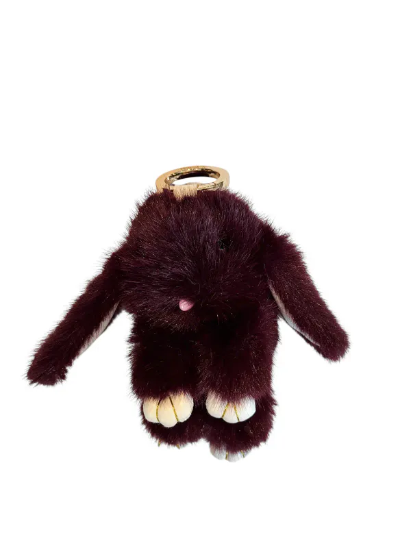 DARK - BUNNY BAG CHARM - MAROON