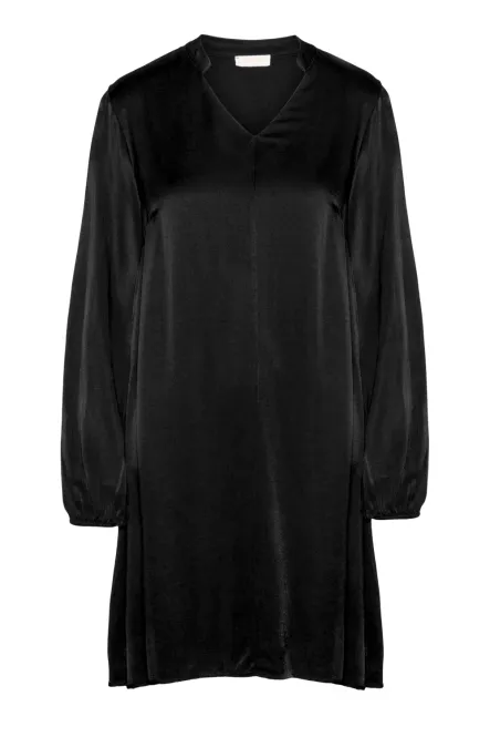 Hovedbilde Rah Oslo - Velvet Dress Short V-Neck - Black 