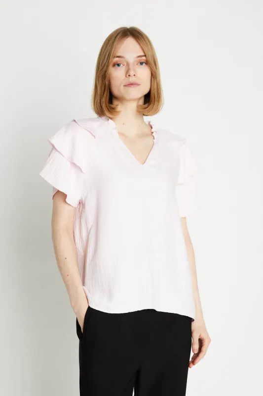Rue de Femme - Calyria blouse - Crystal pink