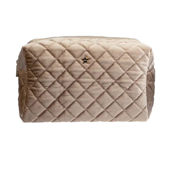 Hovedbilde VELVET SQUARE QUILTED MAKE-UP POUCH LARGE ...