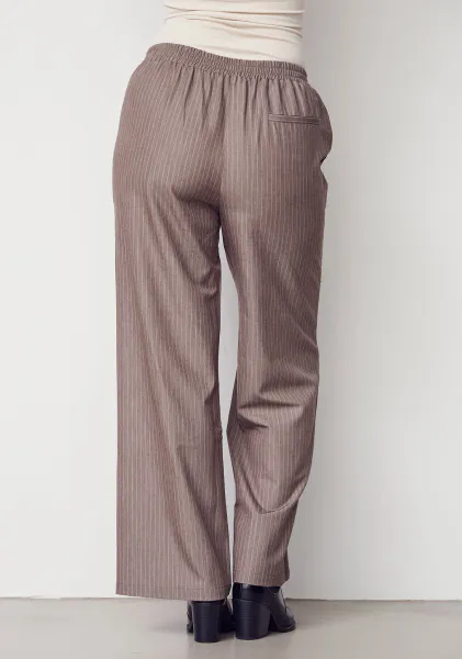 Hovedbilde ISAY - Jessi Basic Pant - Taupe Pinstripe