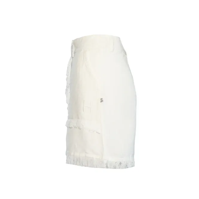 Hovedbilde HÉST - LILA LINEN SHORTS - WHITE