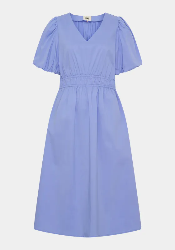 Isay - Sigga s/s Dress - Skyblue
