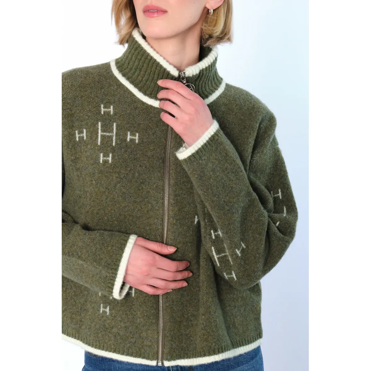 HÉST - IBEN ZIP JAKKE WINTER MOSS