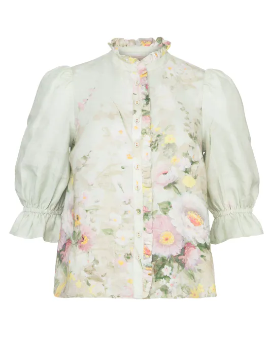 Hovedbilde BYTIMO - Linen Blouse - Harmony