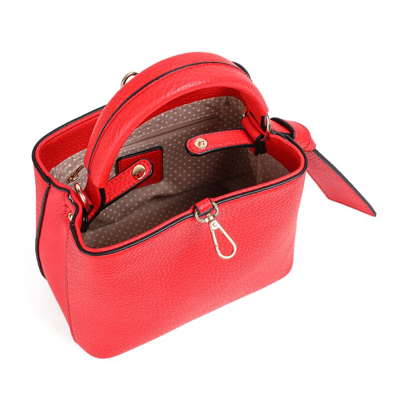 ROSENVINGE - ERLE LITEN BUCKETBAG - RØD 