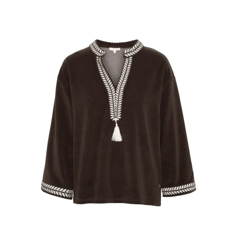 Rah Oslo - Kaftan Top - Brown