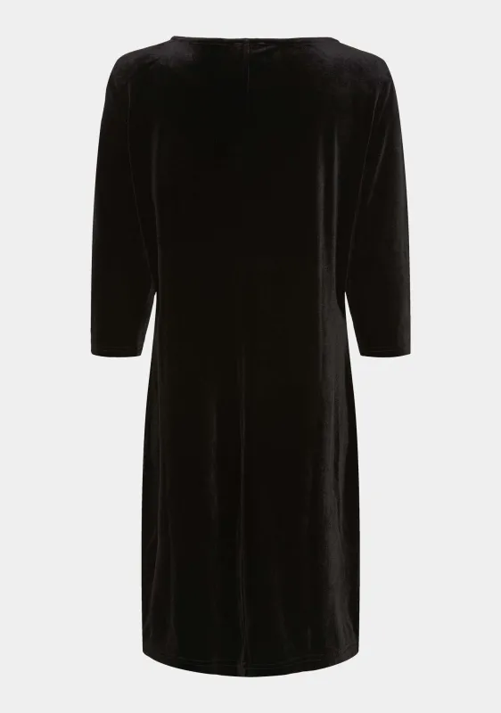 ISAY - Ewy Velvet Dress - Black