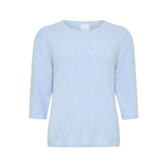 Hovedbilde ANE MONE - ELSA PULLOVER STRIKKEGENSER - LYS BLÅ