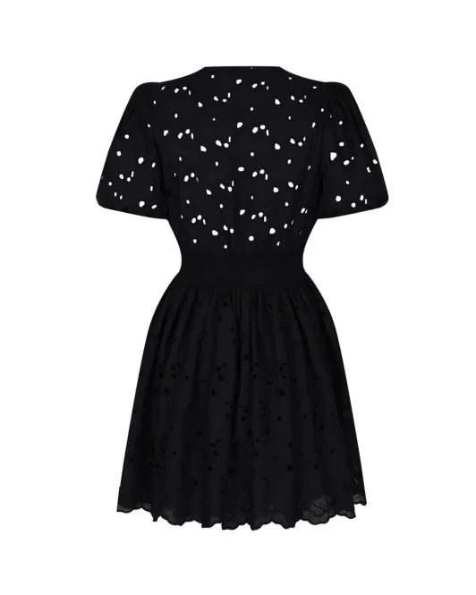 Hovedbilde BYTIMO - Broderie Anglaise Puffed Dress - Black