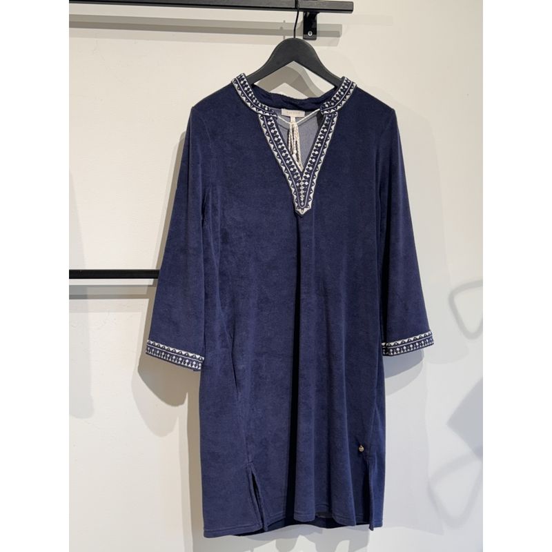 Rah Oslo - Kaftan Short Dress - Navy